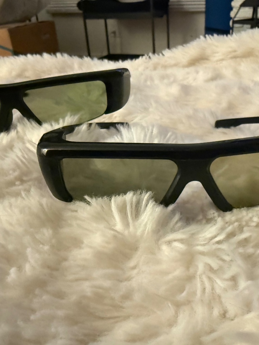 Lot of 2 Samsung SSG-3100GB Active 3D Glasses for Smart TV - Bluetooth Black